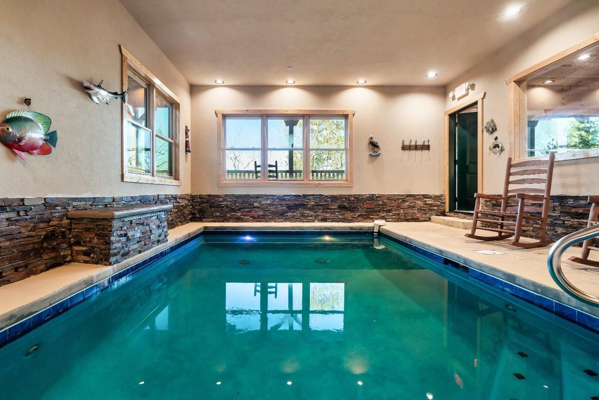 Full Equipped Cabin With A Pool And Game Room Smokies Views Gatlinburg Zewnętrze zdjęcie