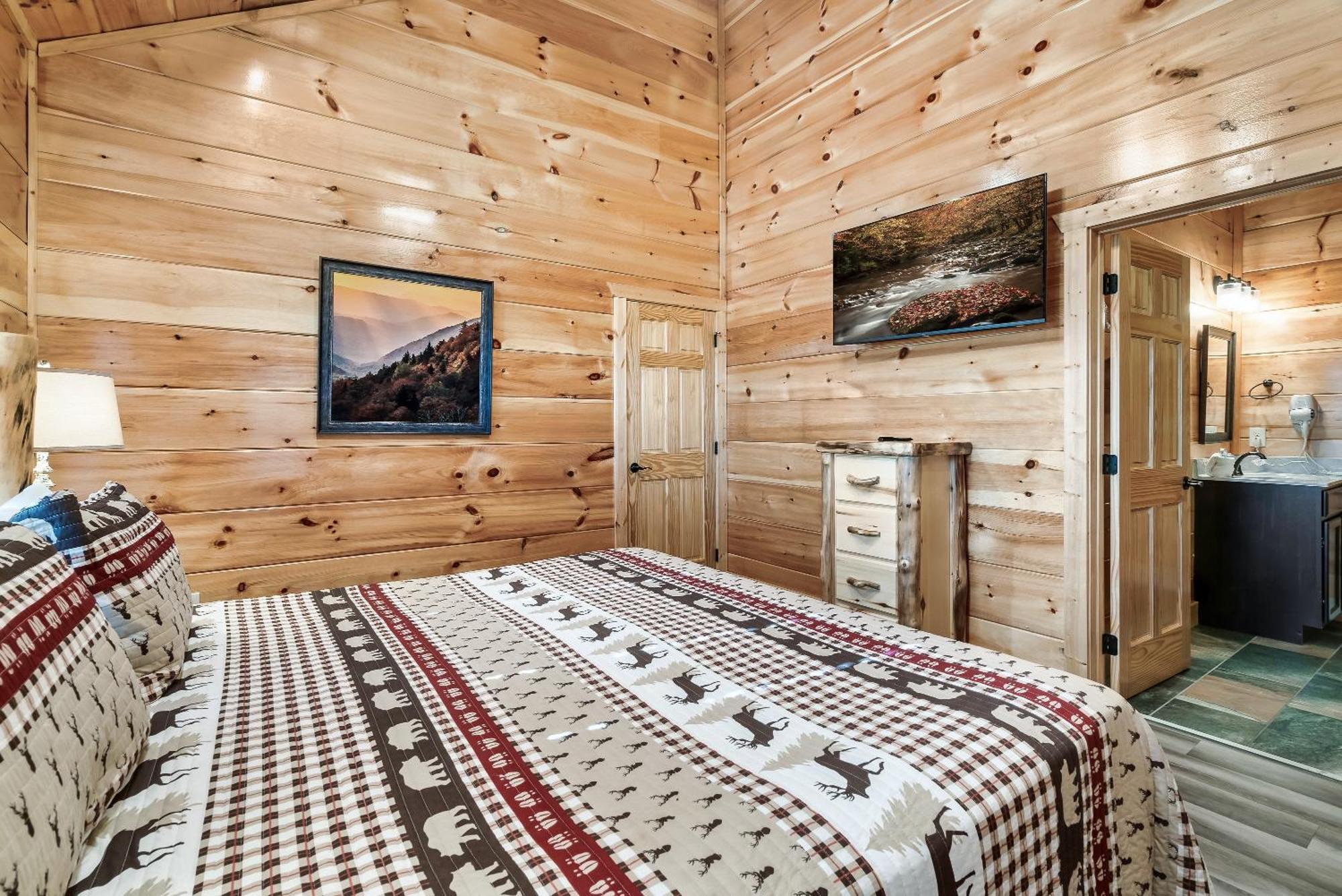 Full Equipped Cabin With A Pool And Game Room Smokies Views Gatlinburg Zewnętrze zdjęcie