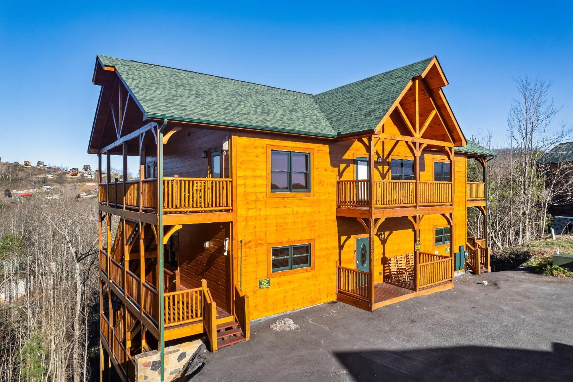 Full Equipped Cabin With A Pool And Game Room Smokies Views Gatlinburg Zewnętrze zdjęcie